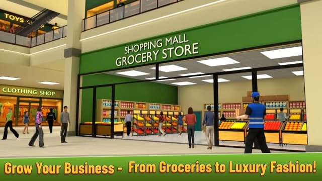 Mall & Fast Food Simulator 3D APK screenshot 2