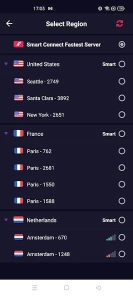 VPN Inf – Security Fast VPN APK screenshot 2