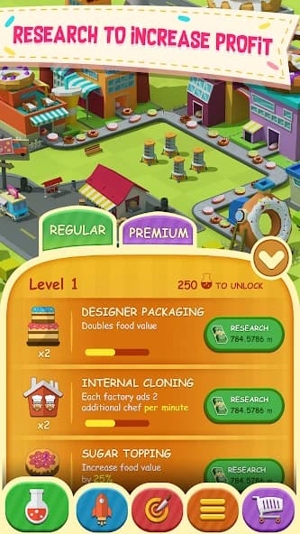 Donut Factory - Money Clicker & Delicious Adventure screenshot 3