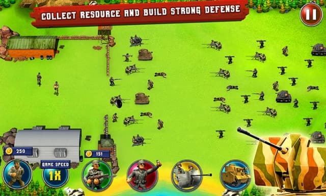Game World War 2 Tower Defense screenshot 1