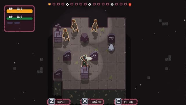 Undergrave – Roguelike Tático APK screenshot 1
