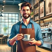 Coffee Shop Simulator 3D Cafe APK icon