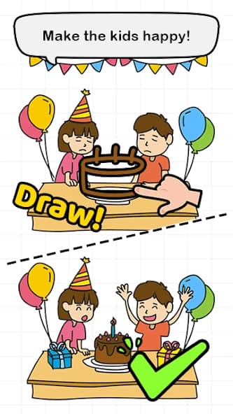 Brain Draw - Are you smart enough? screenshot 2