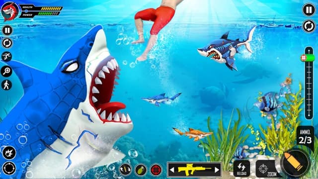 Whale Shark Attack FPS Sniper Shooter screenshot 1