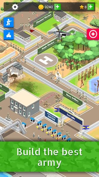 Idle Army Base screenshot 1