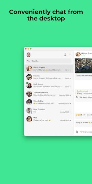 Threema. Secure and private Messenger APK screenshot 4