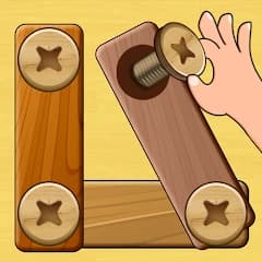 Wood Nuts & Bolts Puzzle (MOD, Unlimited Coins) 13.9 icon