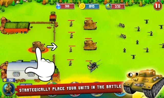 Game World War 2 Tower Defense screenshot 2
