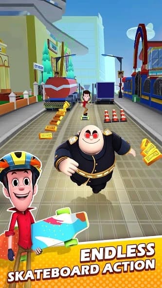 Smaashhing Simmba - Skateboard Rush screenshot 2
