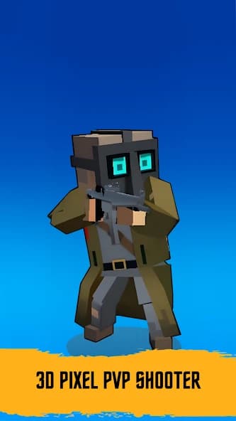 Battle Gun 3D - Pixel Block Fight Online PVP FPS screenshot 2