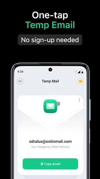 Temp Mail - Free Instant Temporary Email Address screenshot 1