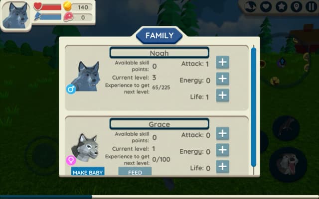 Wolf Simulator: Wild Animals 3D screenshot 4