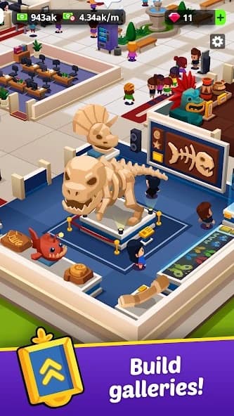 Idle Museum Tycoon: Empire of Art & History screenshot 1