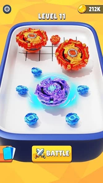 Spinner Battle: Merge Master APK screenshot 2