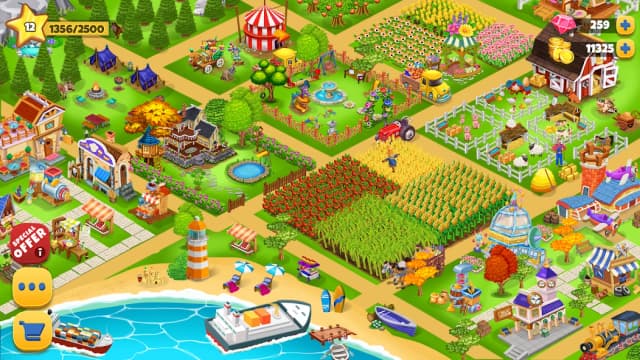 Farm Day Village Farming: Offline Games screenshot 1