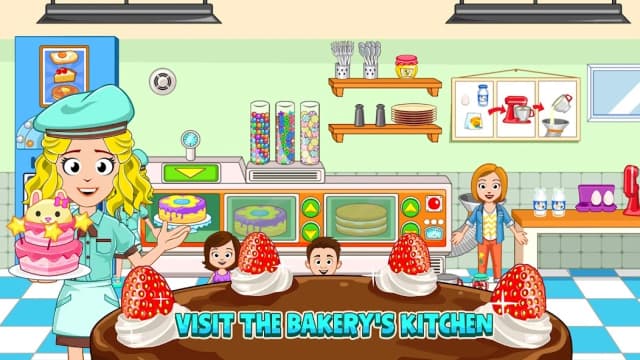 My Town : Bakery & Pizza Store Free screenshot 3