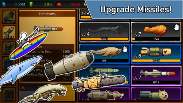 Missile Dude RPG: Tap Tap Missile screenshot 5