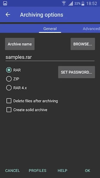 RAR for Android APK screenshot 4