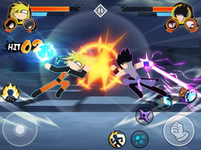 Stickman Ninja – 3v3 Battle Arena APK screenshot 4