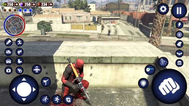 Superhero Iron Ninja Battle: City Rescue Fight Sim screenshot 1