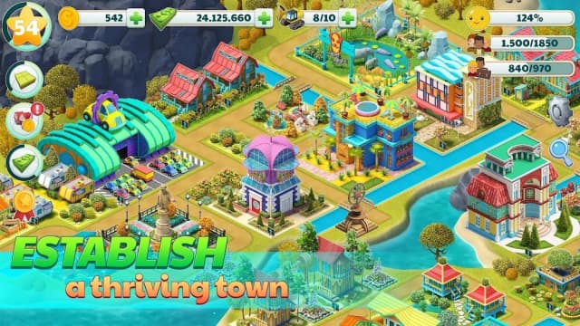 Town City - Village Building Sim Paradise Game screenshot 2