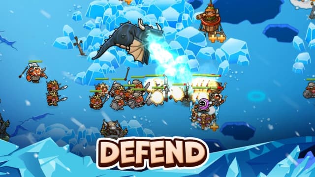 Crazy Defense Heroes: Tower Defense Strategy TD screenshot 1