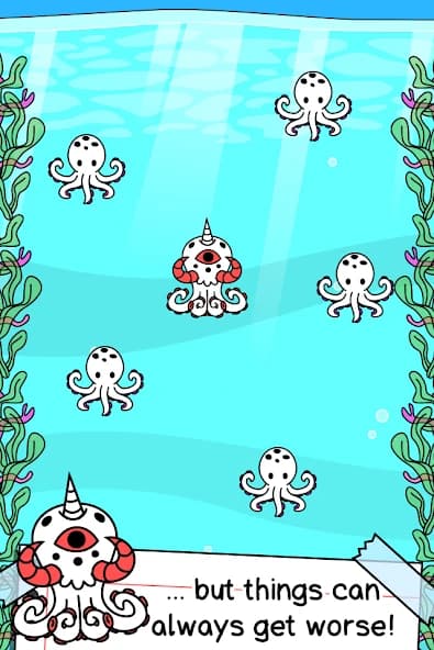 Octopus Evolution - 🐙 Clicker (MOD, unlimited money) 1.0 screenshot 2
