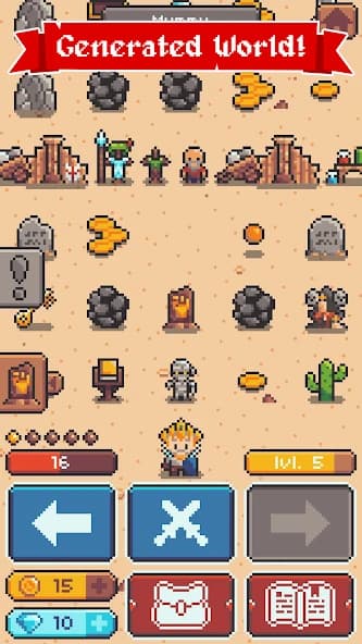 Eternis Heroes - Pixel Roguelike RPG screenshot 4
