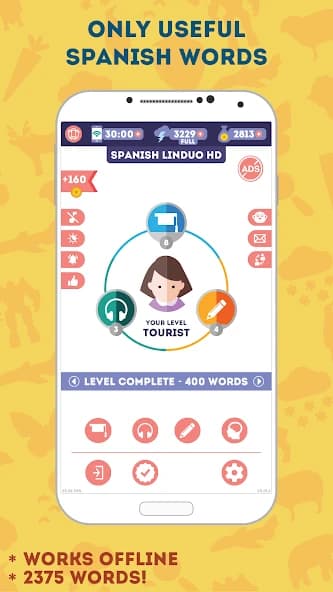 Spanish for Beginners: LinDuo HD screenshot 2