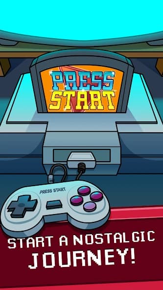 Press Start - Game Nostalgia Clicker screenshot 1
