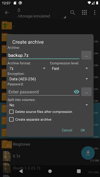 ZArchiver Donate APK screenshot 3