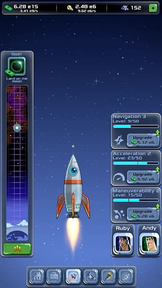 Idle Tycoon: Space Company screenshot 1