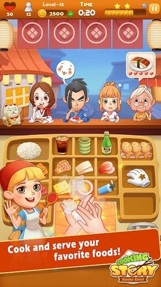 Sushi Master - Cooking story screenshot 1