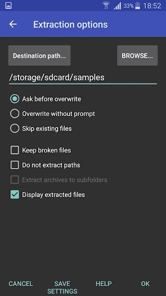RAR for Android APK screenshot 3