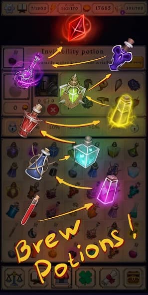 Potion shop: Alchemy Simulator APK screenshot 1