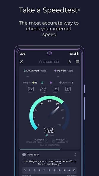Speedtest by Ookla APK screenshot 1
