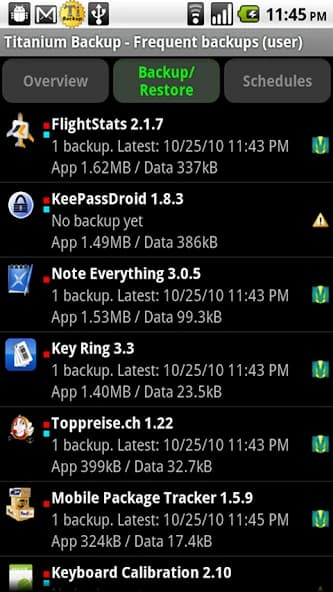 Titanium Backup Pro (Full) 8.1.0 screenshot 1