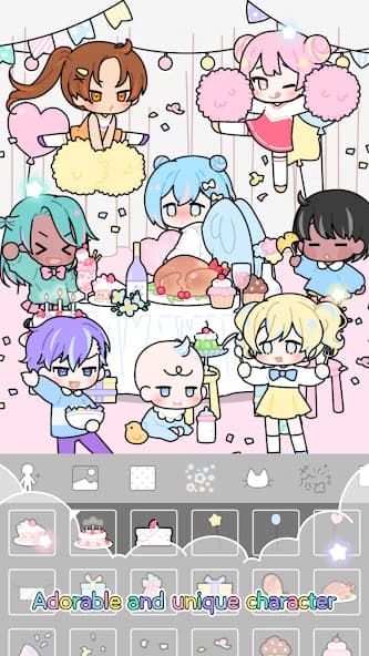 Pastel Party : Dress Up Game screenshot 1