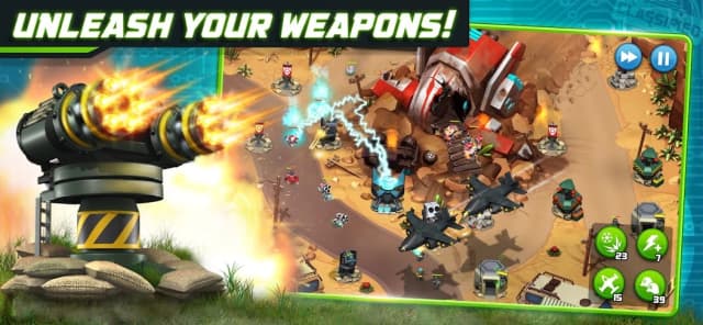 Alien Creeps TD screenshot 1