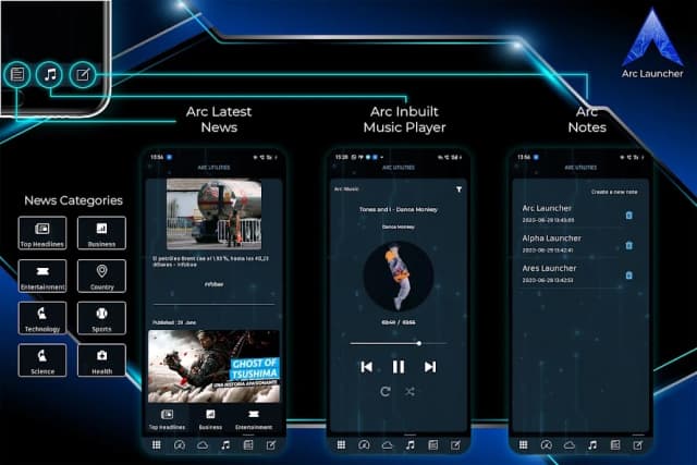 Arc Launcher Pro HD Themes,Wallpapers,Booster APK screenshot 3