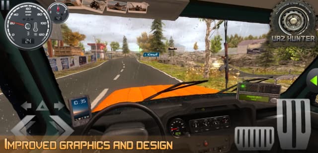 Russian Car Driver UAZ HUNTER APK screenshot 5