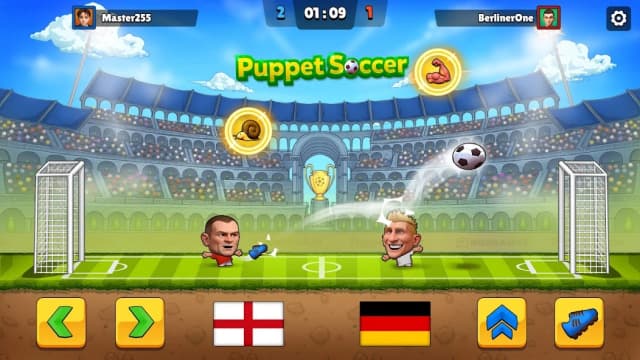 ⚽Puppet Soccer 2014 - Big Head Football ? screenshot 2