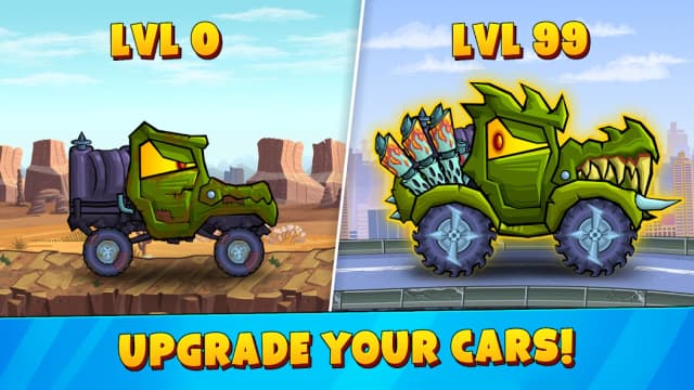 Car Eats Car 3 - Evil Cars screenshot 4