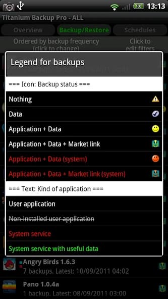 Titanium Backup Pro (Full) 8.1.0 screenshot 3