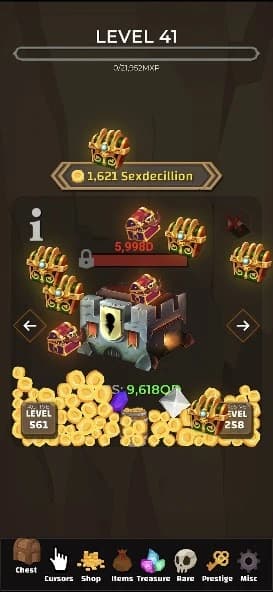 Treasure Chest Clicker – Idle APK screenshot 2