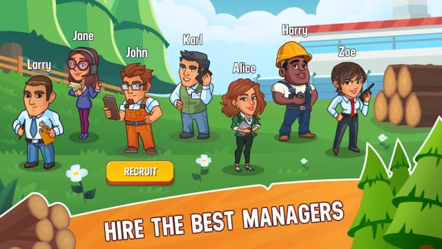 Lumber Inc Tycoon APK screenshot 3