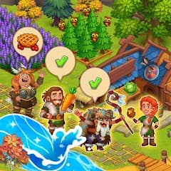 ? North Dragon Island - build Vikings Farm ? icon