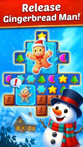 Christmas Cookie - Fun Match 3 (MOD, unlimited coins) 2.1.2 screenshot 4