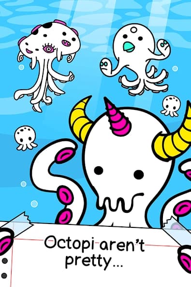 Octopus Evolution - 🐙 Clicker (MOD, unlimited money) 1.0 screenshot 1