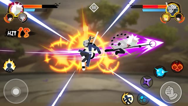 Stickman Ninja – 3v3 Battle Arena APK screenshot 2